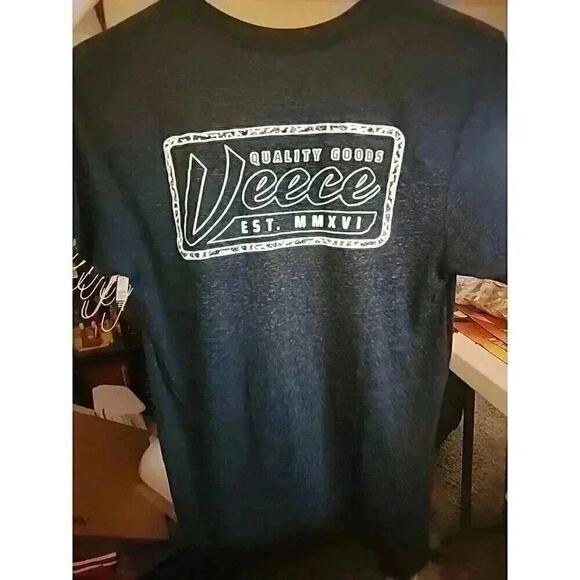 Veece NWT Men's Small T-Shirt Short Sleeve Dark Blue Quality Goods CR6 Excellent - Picture 2 of 6
